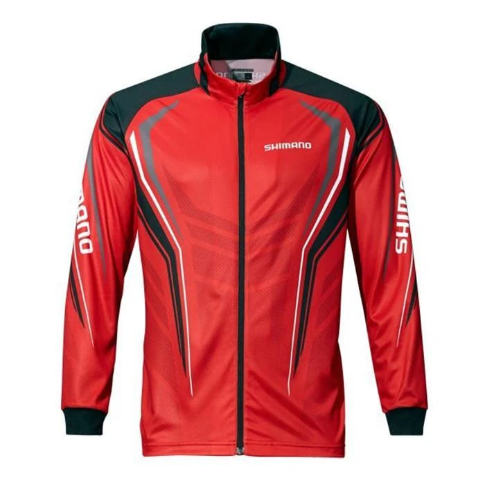 Blouse Shimano FULL ZIP PRINT - Red 3 Blouse Shimano FULL ZIP PRINT - Red