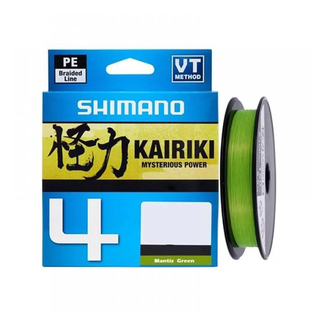 Braided Line Shimano KAIRIKI 4 PE MOSS GREEN- 150m 3 Braided Line Shimano KAIRIKI 4 PE MOSS GREEN- 150m