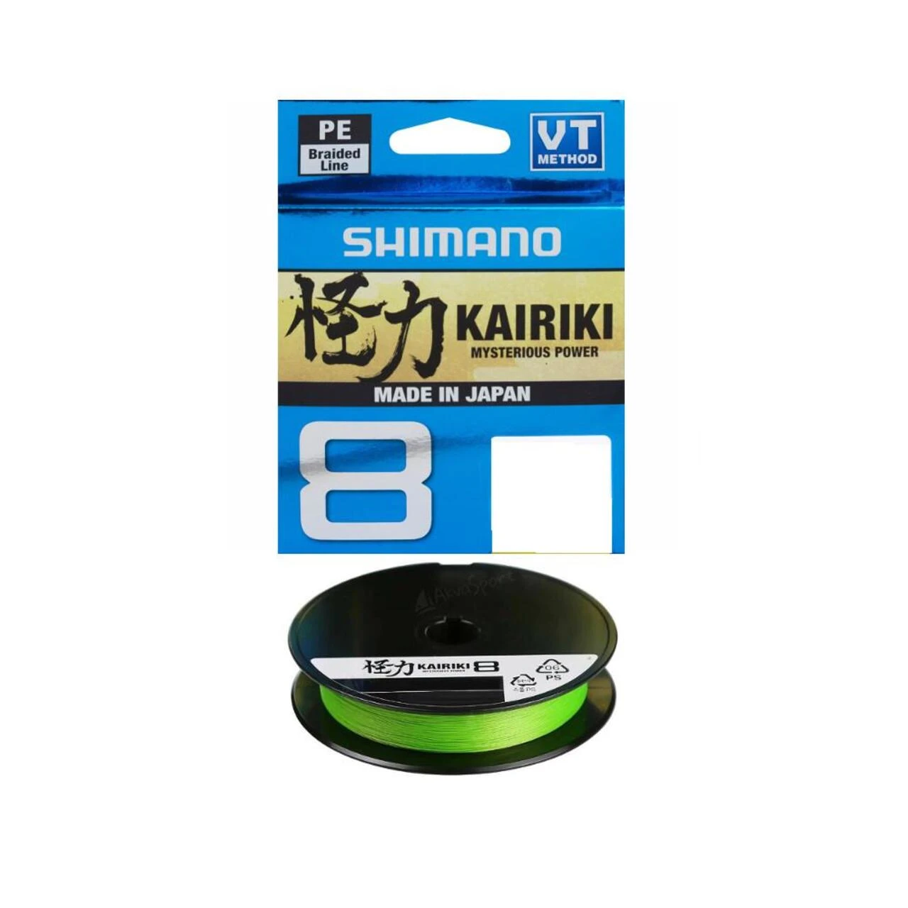 Braided Line Shimano KAIRIKI 8 MOSS GREEN - 150м 3 Braided Line Shimano KAIRIKI 8 MOSS GREEN - 150м