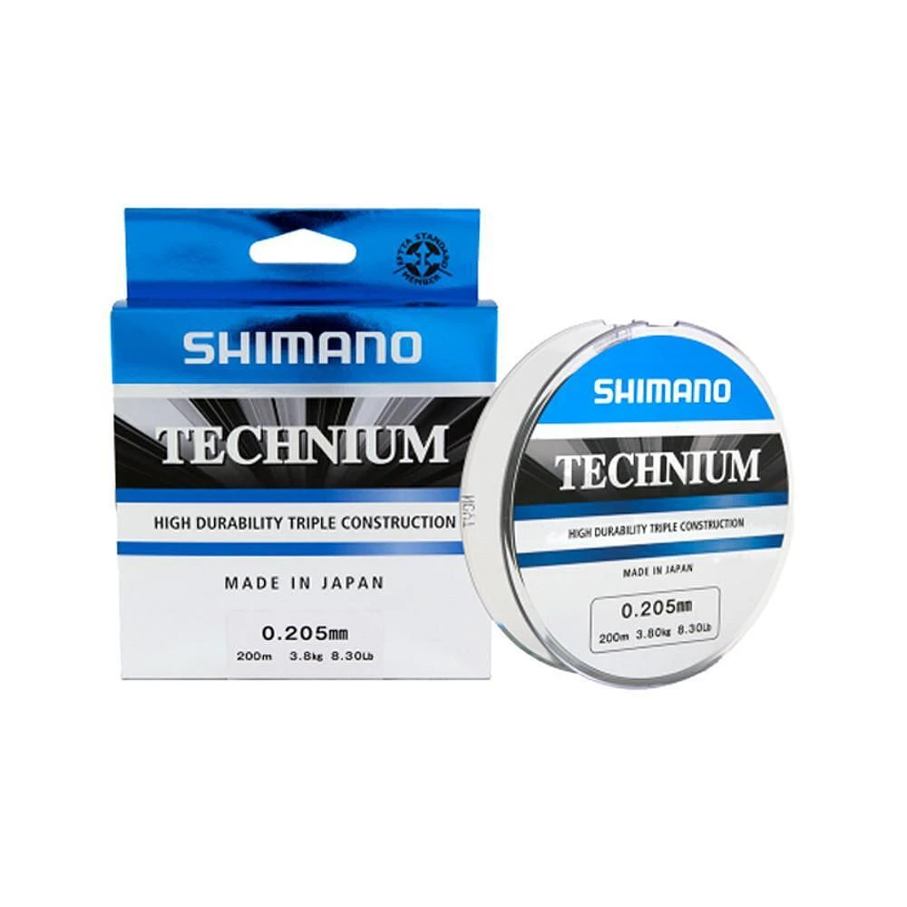 Monofilament Shimano TECHNIUM GRAY - 200m 3 Monofilament Shimano TECHNIUM GRAY - 200m