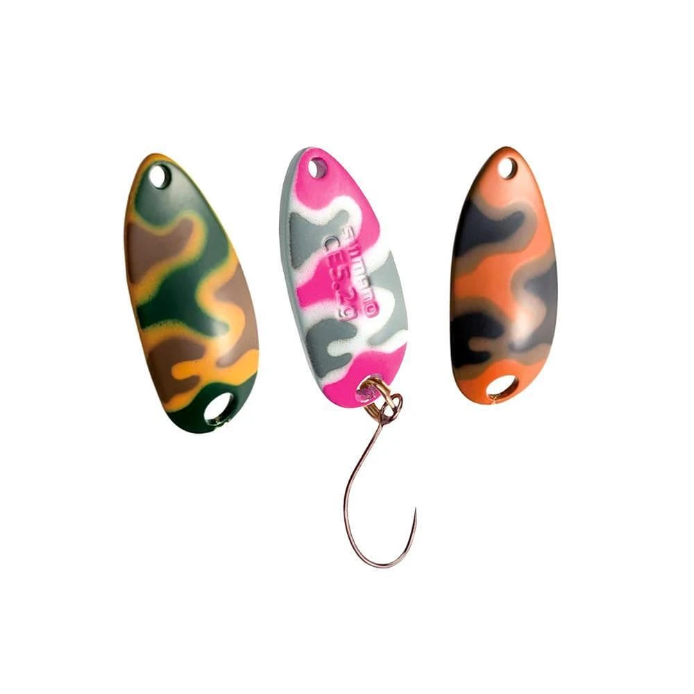 Spoon Lure Shimano ROLL SWIMMER CAMO EDITION - 2.5g 3 Spoon Lure Shimano ROLL SWIMMER CAMO EDITION - 2.5g