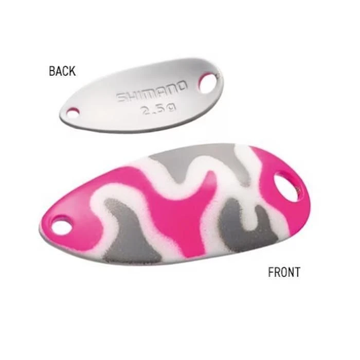 Spoon Lure Shimano ROLL SWIMMER CAMO EDITION - 2.5g 4 Spoon Lure Shimano ROLL SWIMMER CAMO EDITION - 2.5g - Image 2